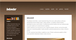 Desktop Screenshot of belveder-rab.com